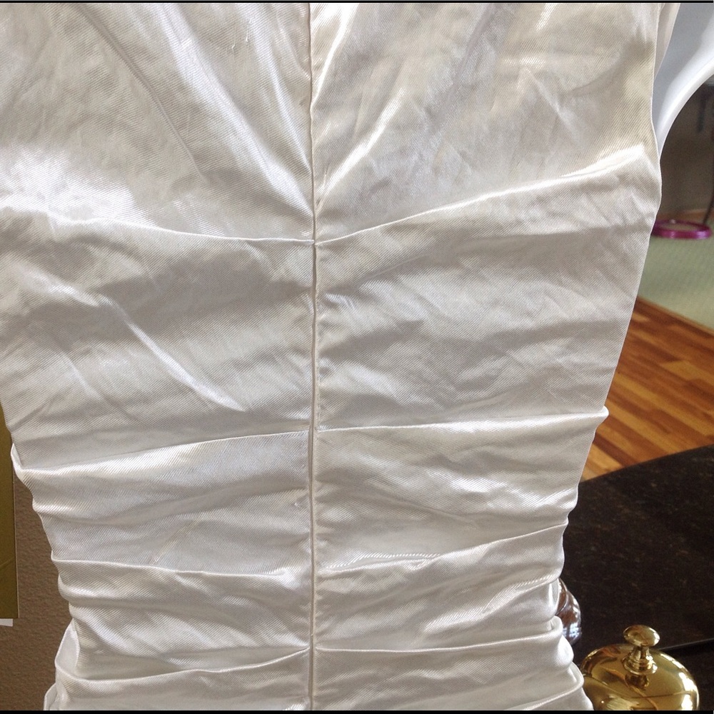 Nicole Miller White Midi Dress - Picture 4 of 8